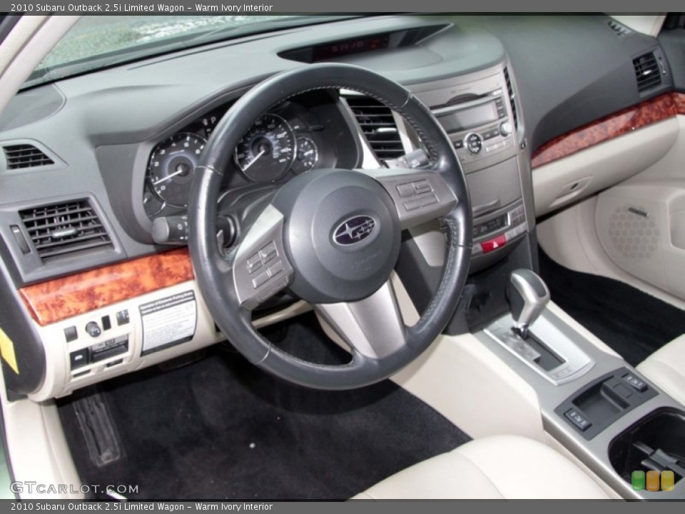 Warm Ivory Interior Photo for the 2010 Subaru Outback 2.5i Limited Wagon #84556822