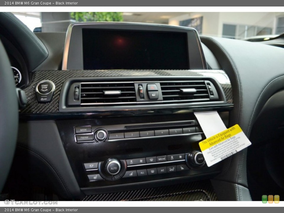 Black Interior Controls for the 2014 BMW M6 Gran Coupe #84558712