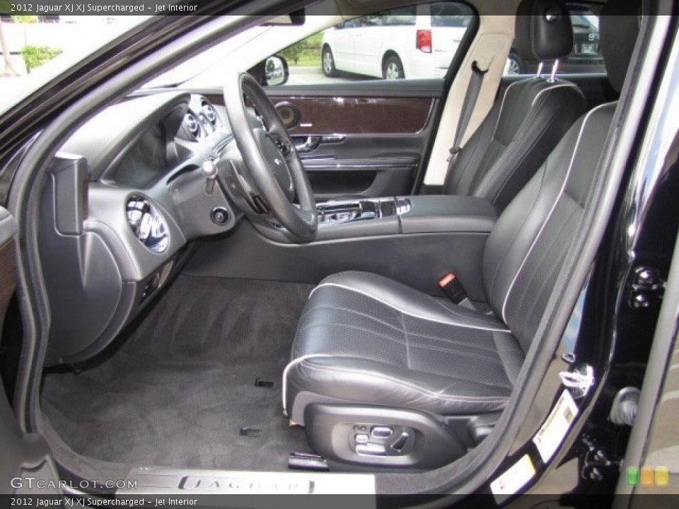 Jet Interior Front Seat for the 2012 Jaguar XJ XJ Supercharged #84559093