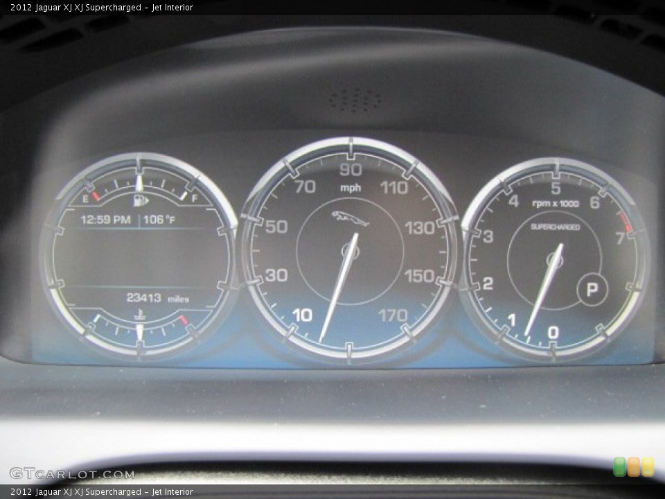 Jet Interior Gauges for the 2012 Jaguar XJ XJ Supercharged #84559331