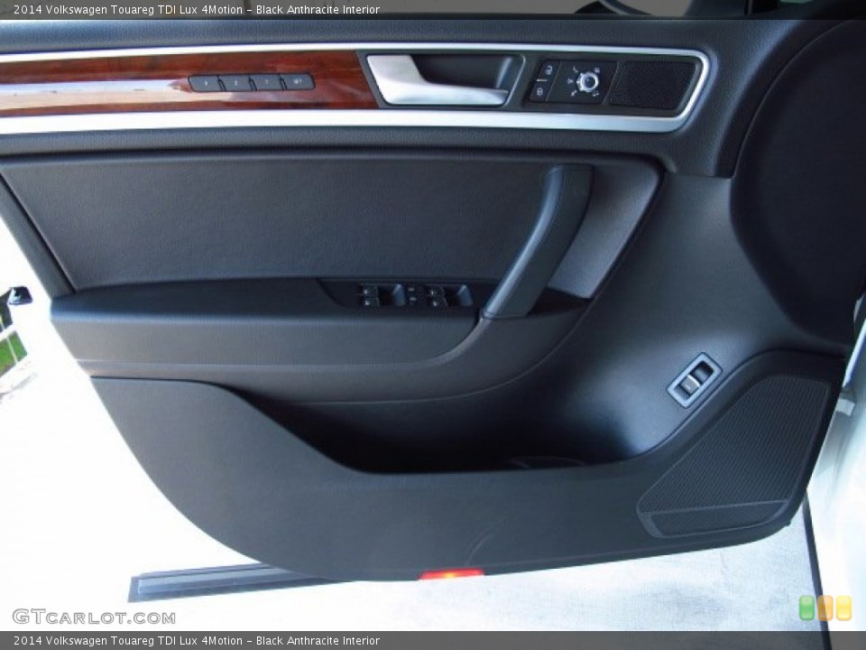 Black Anthracite Interior Door Panel for the 2014 Volkswagen Touareg TDI Lux 4Motion #84559551