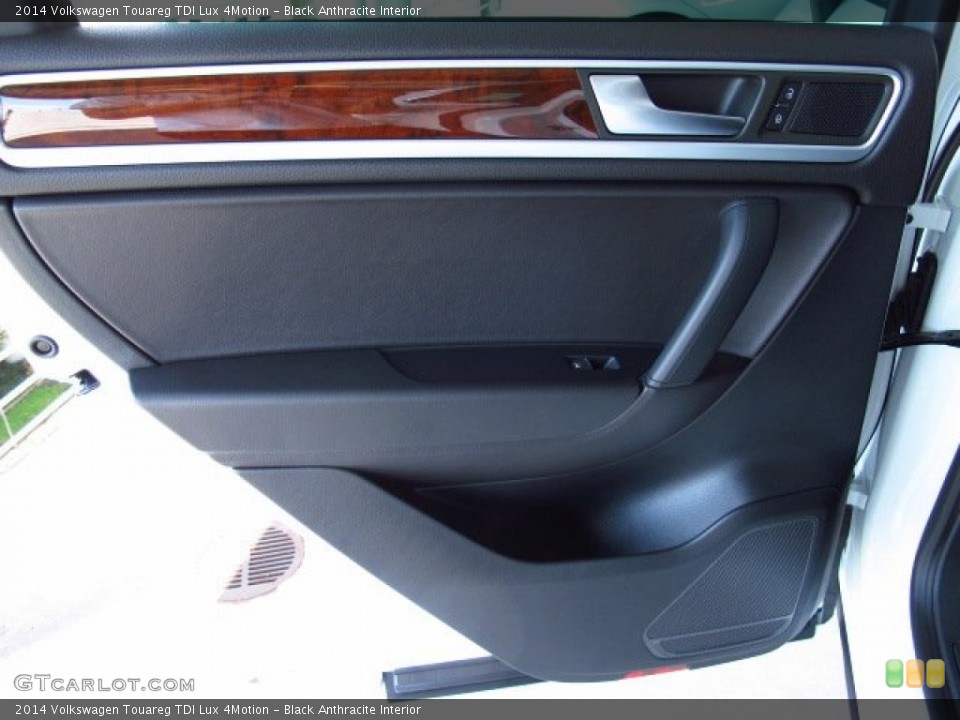Black Anthracite Interior Door Panel for the 2014 Volkswagen Touareg TDI Lux 4Motion #84559585
