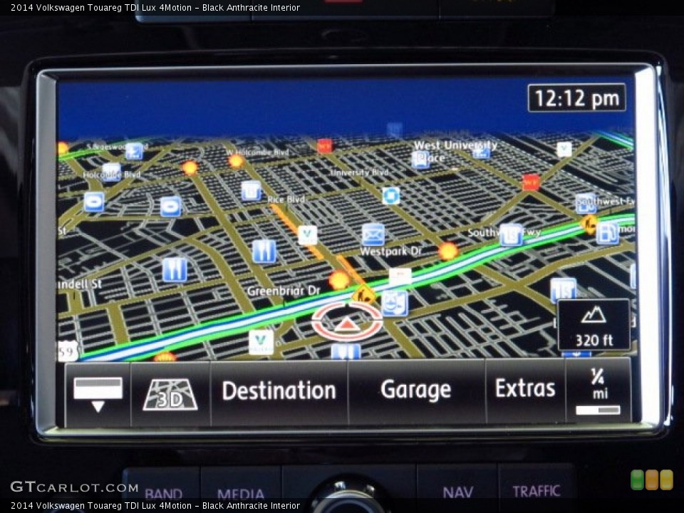 Black Anthracite Interior Navigation for the 2014 Volkswagen Touareg TDI Lux 4Motion #84559795