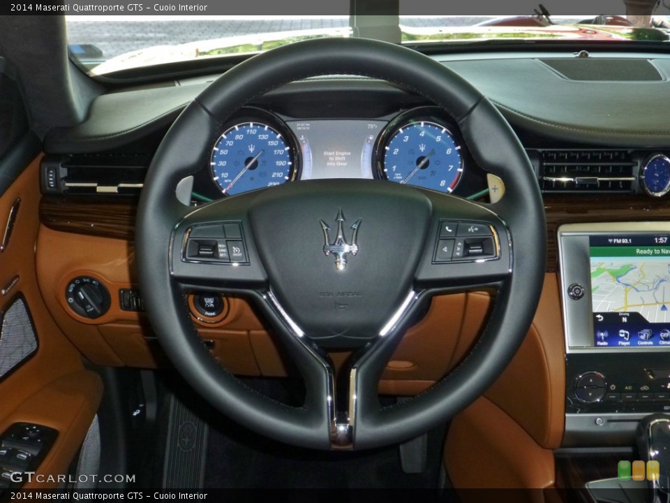 Cuoio Interior Steering Wheel for the 2014 Maserati Quattroporte GTS #84560371