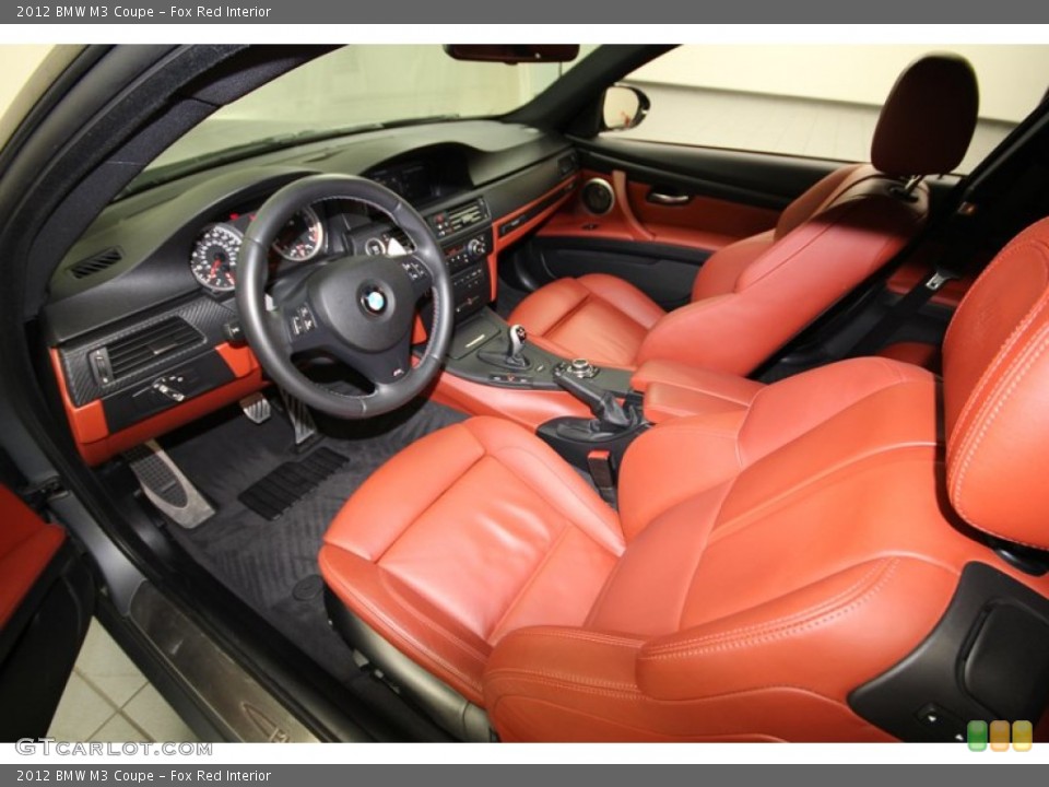 Fox Red 2012 BMW M3 Interiors