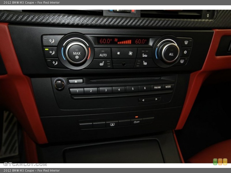 Fox Red Interior Controls for the 2012 BMW M3 Coupe #84564334