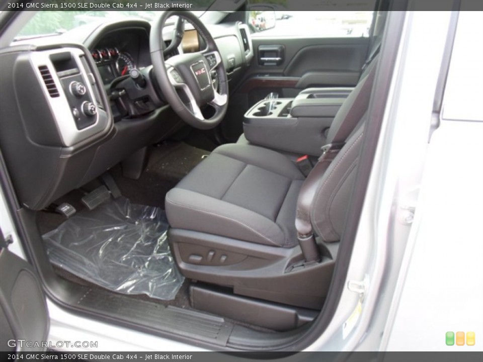 Jet Black Interior Photo for the 2014 GMC Sierra 1500 SLE Double Cab 4x4 #84573472