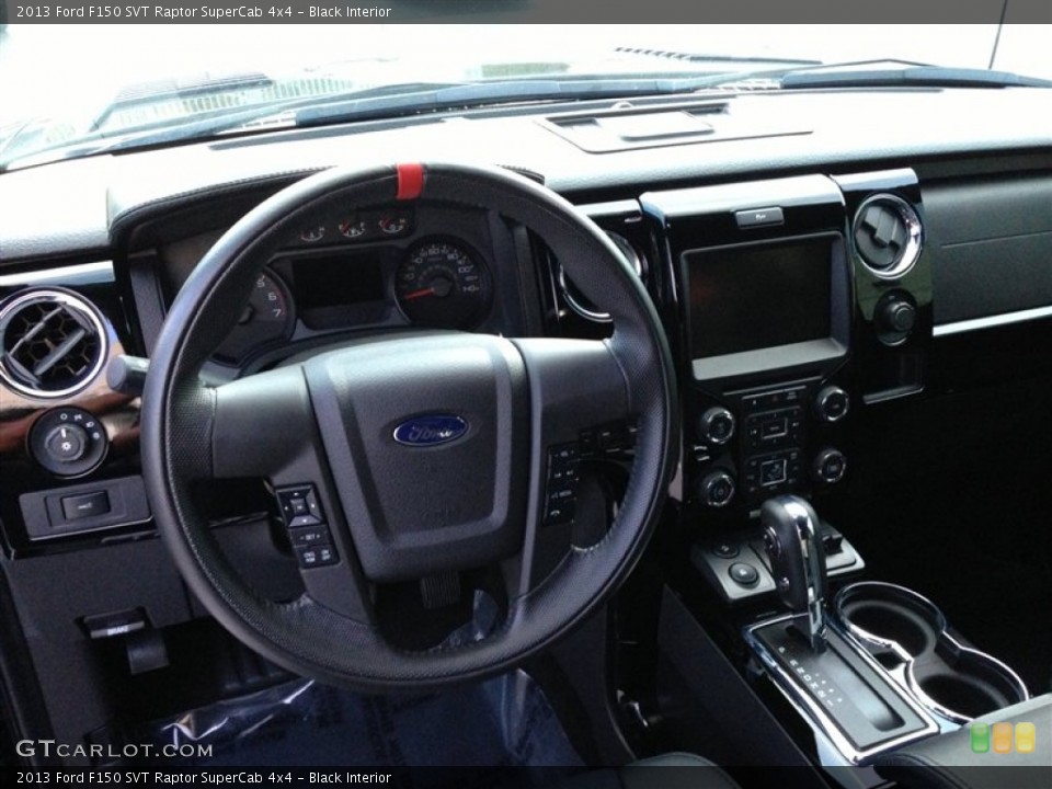 Black Interior Dashboard for the 2013 Ford F150 SVT Raptor SuperCab 4x4 #84574927