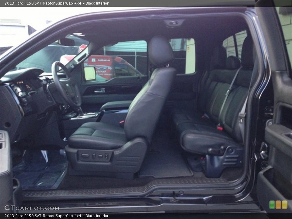 Black Interior Photo for the 2013 Ford F150 SVT Raptor SuperCab 4x4 #84574951