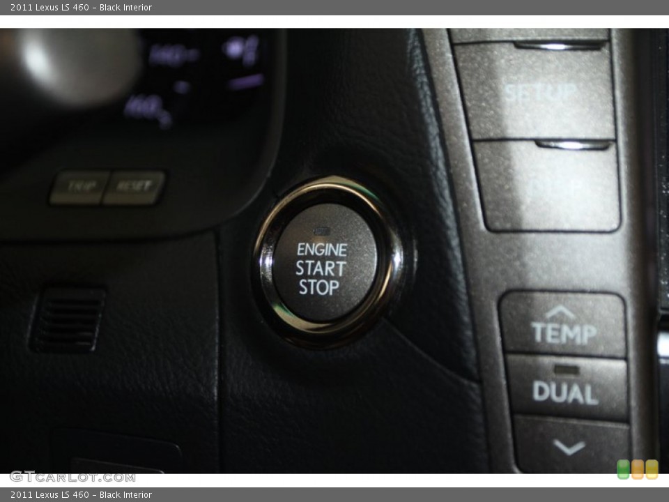 Black Interior Controls for the 2011 Lexus LS 460 #84576464