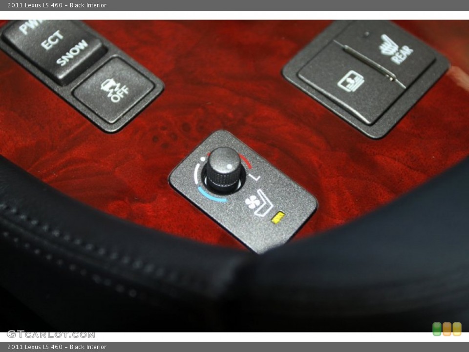 Black Interior Controls for the 2011 Lexus LS 460 #84576508