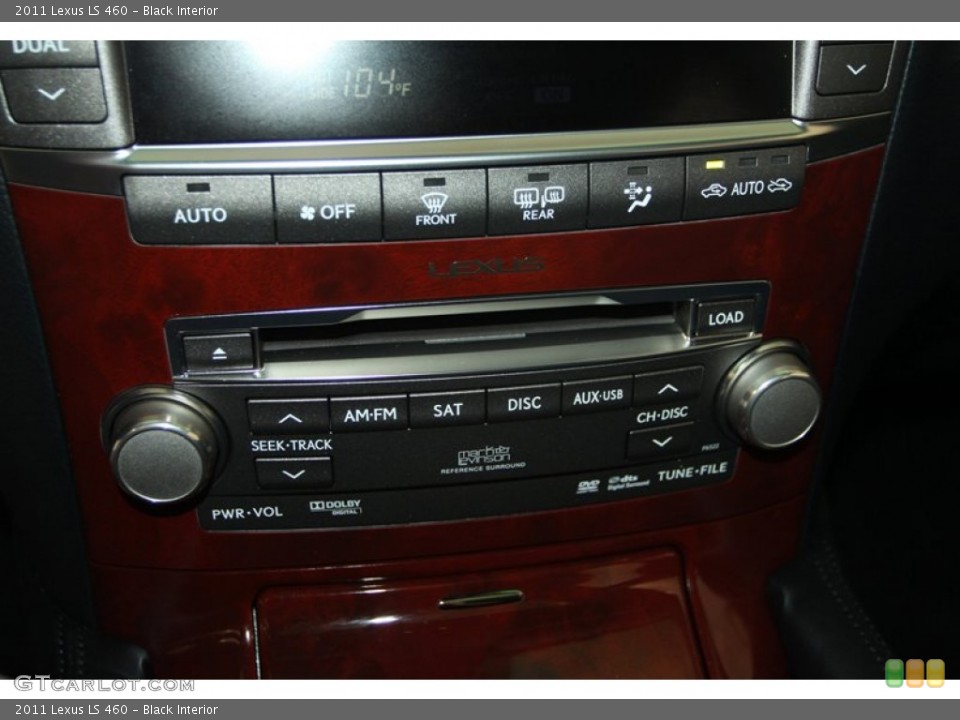 Black Interior Controls for the 2011 Lexus LS 460 #84576538