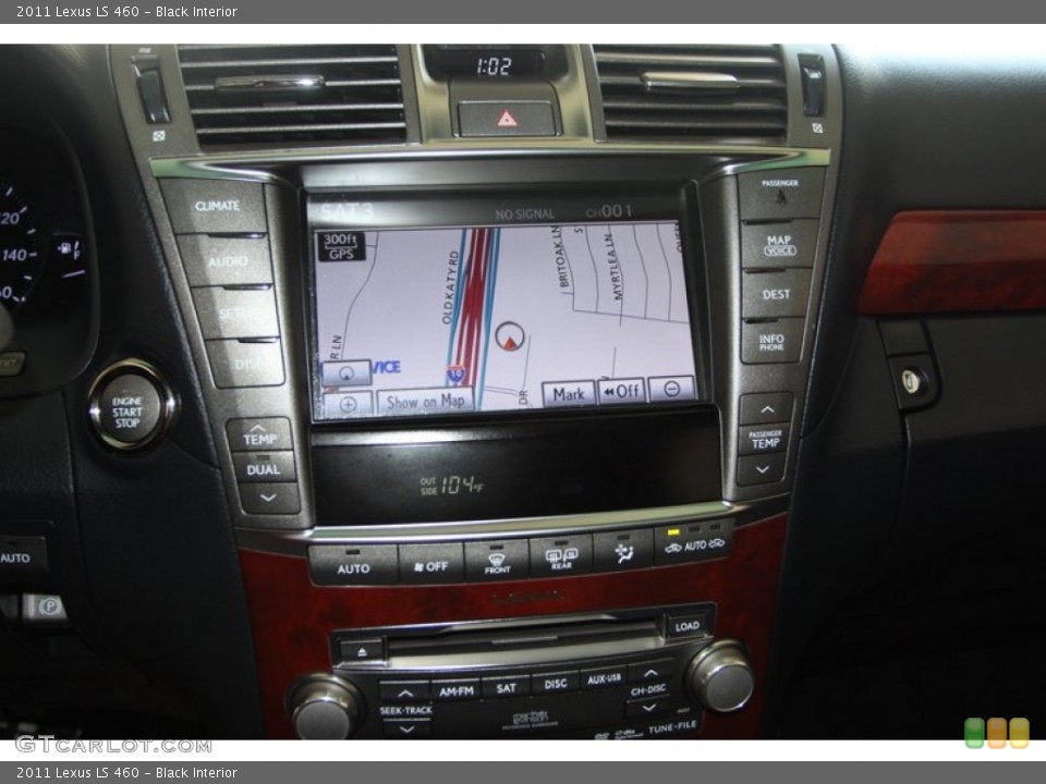 Black Interior Navigation for the 2011 Lexus LS 460 #84576603