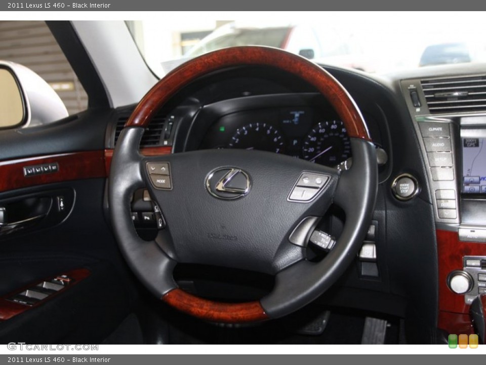 Black Interior Steering Wheel for the 2011 Lexus LS 460 #84576836