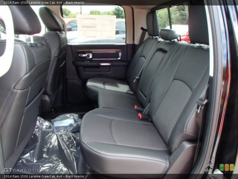 Black Interior Rear Seat for the 2014 Ram 1500 Laramie Crew Cab 4x4 #84588271