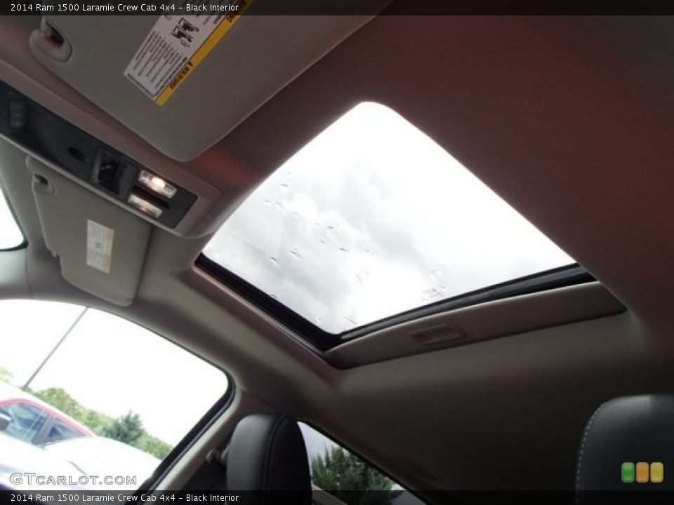 Black Interior Sunroof for the 2014 Ram 1500 Laramie Crew Cab 4x4 #84588334
