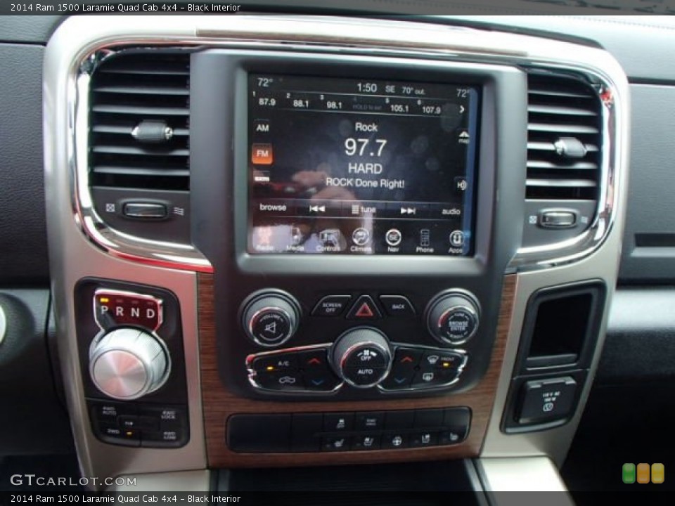 Black Interior Controls for the 2014 Ram 1500 Laramie Quad Cab 4x4 #84588823