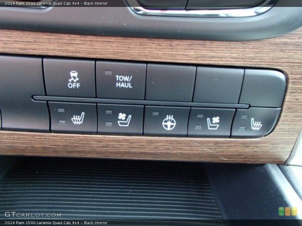 Black Interior Controls for the 2014 Ram 1500 Laramie Quad Cab 4x4 #84588865