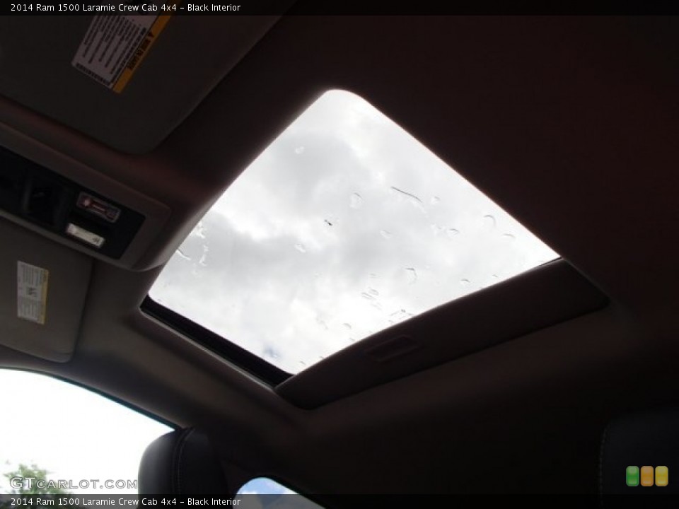 Black Interior Sunroof for the 2014 Ram 1500 Laramie Crew Cab 4x4 #84589288