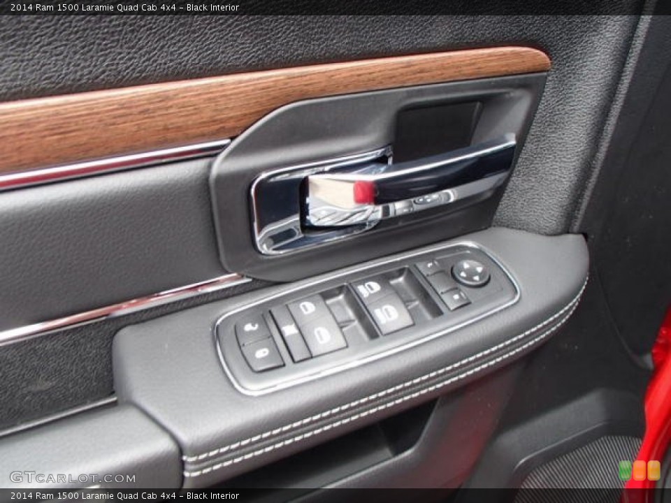 Black Interior Controls for the 2014 Ram 1500 Laramie Quad Cab 4x4 #84589711