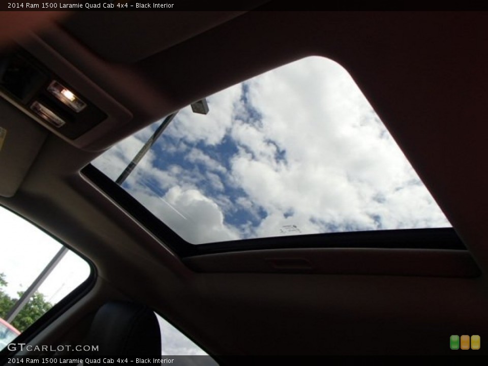 Black Interior Sunroof for the 2014 Ram 1500 Laramie Quad Cab 4x4 #84589756
