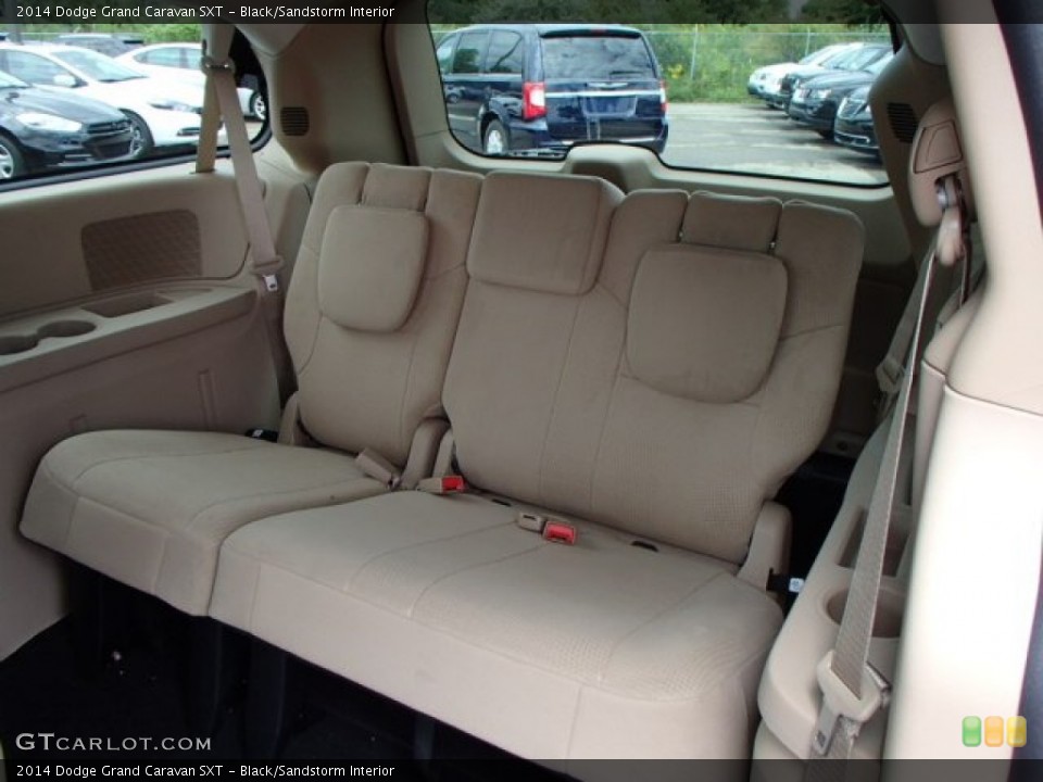Black/Sandstorm Interior Rear Seat for the 2014 Dodge Grand Caravan SXT #84590638