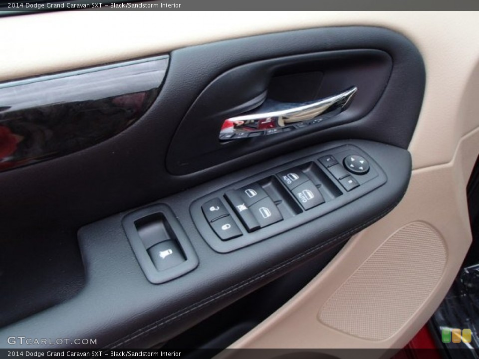 Black/Sandstorm Interior Controls for the 2014 Dodge Grand Caravan SXT #84590677