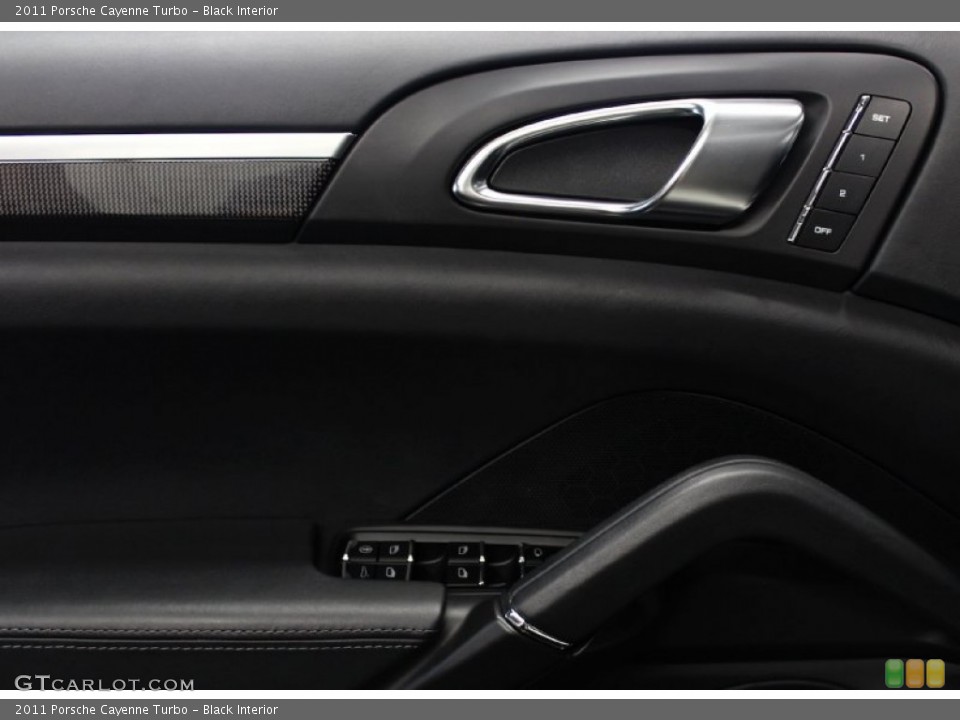 Black Interior Controls for the 2011 Porsche Cayenne Turbo #84592189