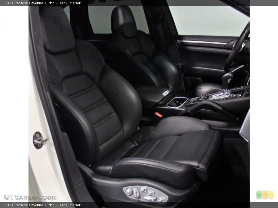 Black Interior Front Seat for the 2011 Porsche Cayenne Turbo #84592294