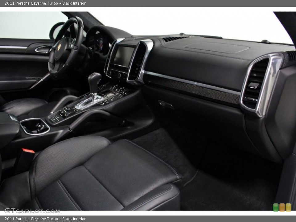 Black Interior Dashboard for the 2011 Porsche Cayenne Turbo #84592363