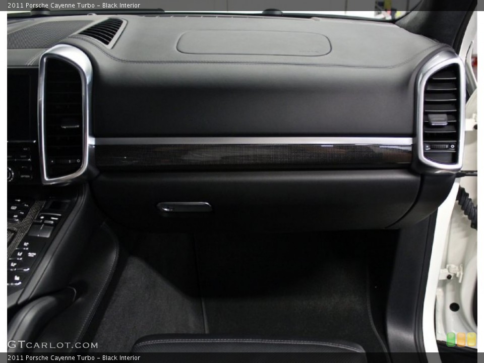 Black Interior Dashboard for the 2011 Porsche Cayenne Turbo #84592518