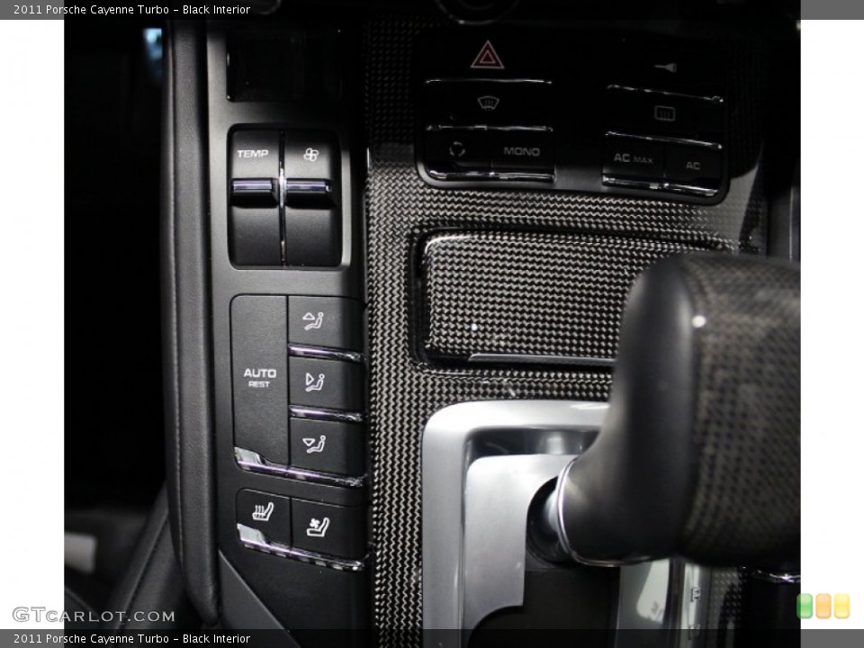 Black Interior Controls for the 2011 Porsche Cayenne Turbo #84592561