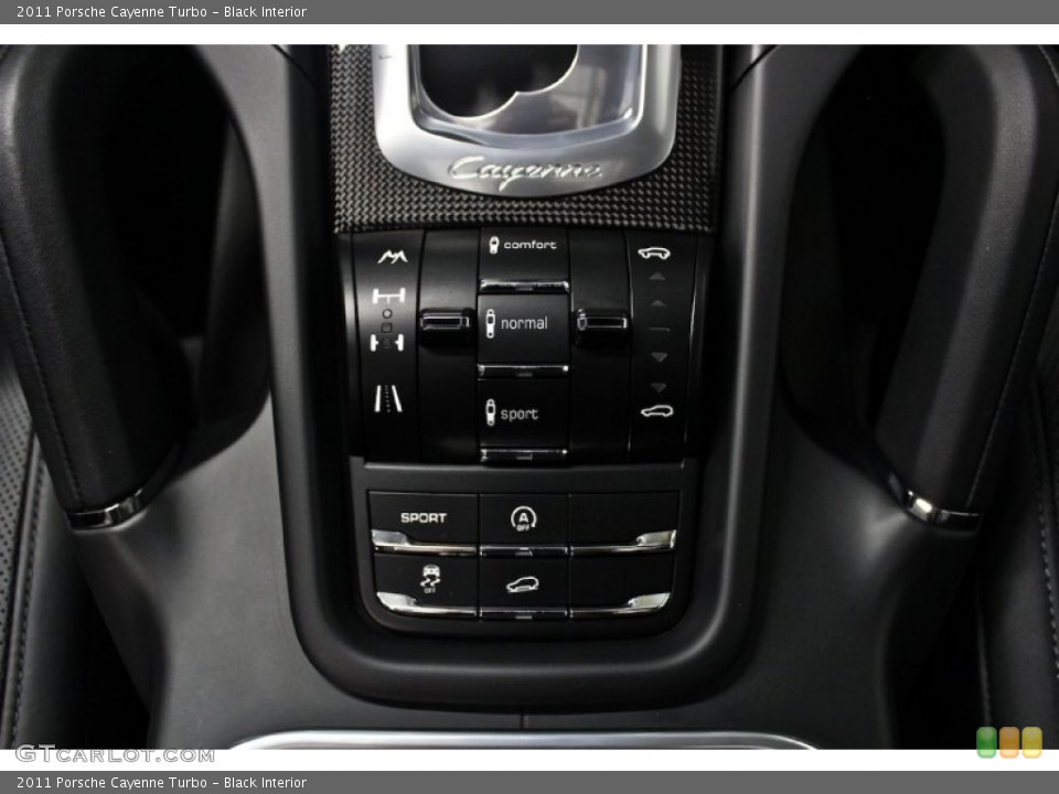 Black Interior Controls for the 2011 Porsche Cayenne Turbo #84592636