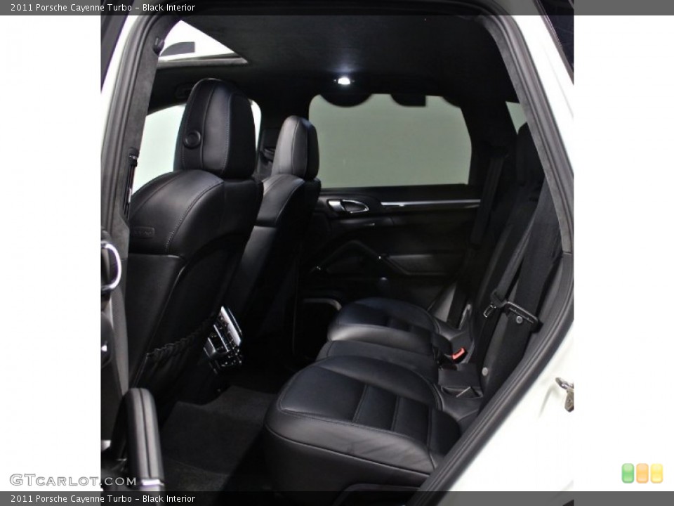 Black Interior Rear Seat for the 2011 Porsche Cayenne Turbo #84592744