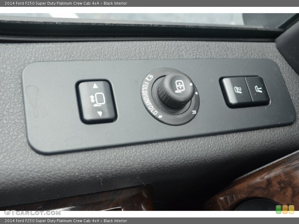 Black Interior Controls for the 2014 Ford F250 Super Duty Platinum Crew Cab 4x4 #84593902