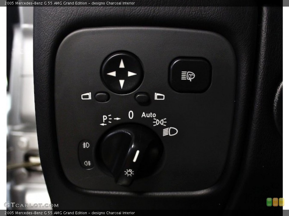 designo Charcoal Interior Controls for the 2005 Mercedes-Benz G 55 AMG Grand Edition #84594940