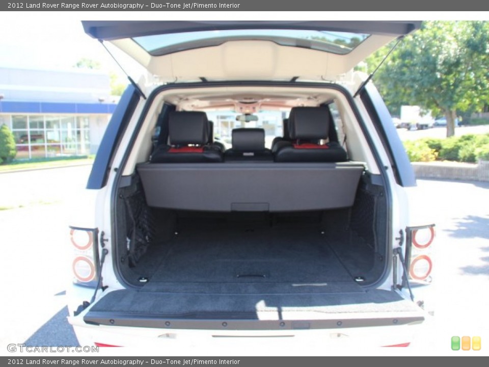 Duo-Tone Jet/Pimento Interior Trunk for the 2012 Land Rover Range Rover Autobiography #84595132