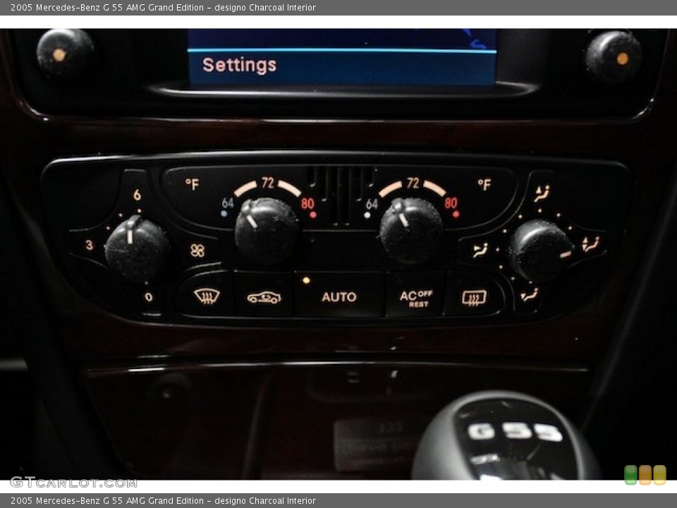 designo Charcoal Interior Controls for the 2005 Mercedes-Benz G 55 AMG Grand Edition #84595186