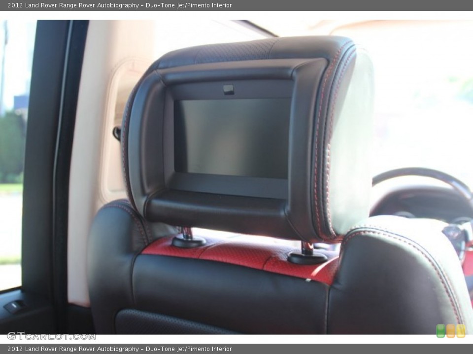 Duo-Tone Jet/Pimento Interior Entertainment System for the 2012 Land Rover Range Rover Autobiography #84595216