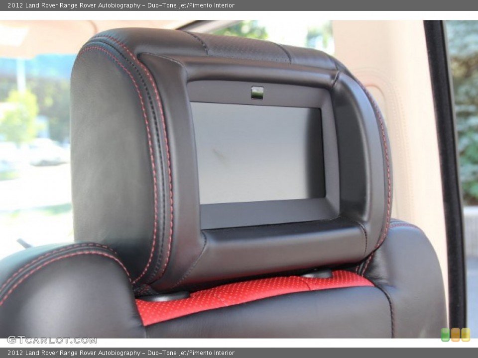 Duo-Tone Jet/Pimento Interior Entertainment System for the 2012 Land Rover Range Rover Autobiography #84595258