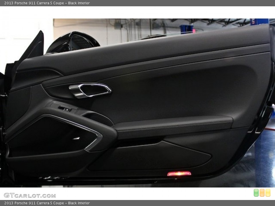 Black Interior Door Panel for the 2013 Porsche 911 Carrera S Coupe #84596155