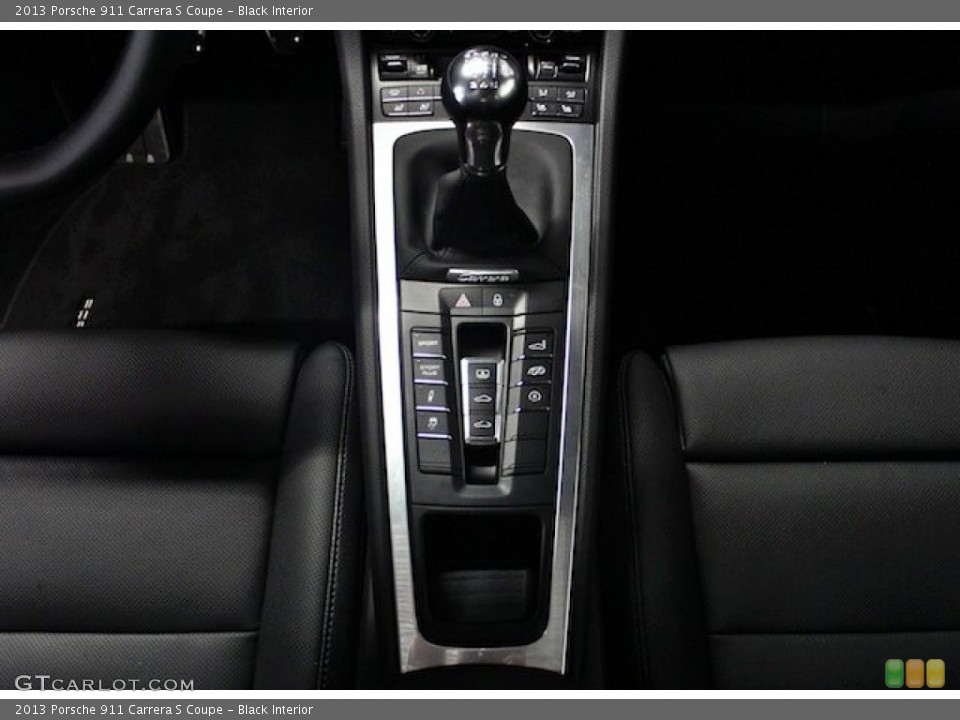 Black Interior Controls for the 2013 Porsche 911 Carrera S Coupe #84596595