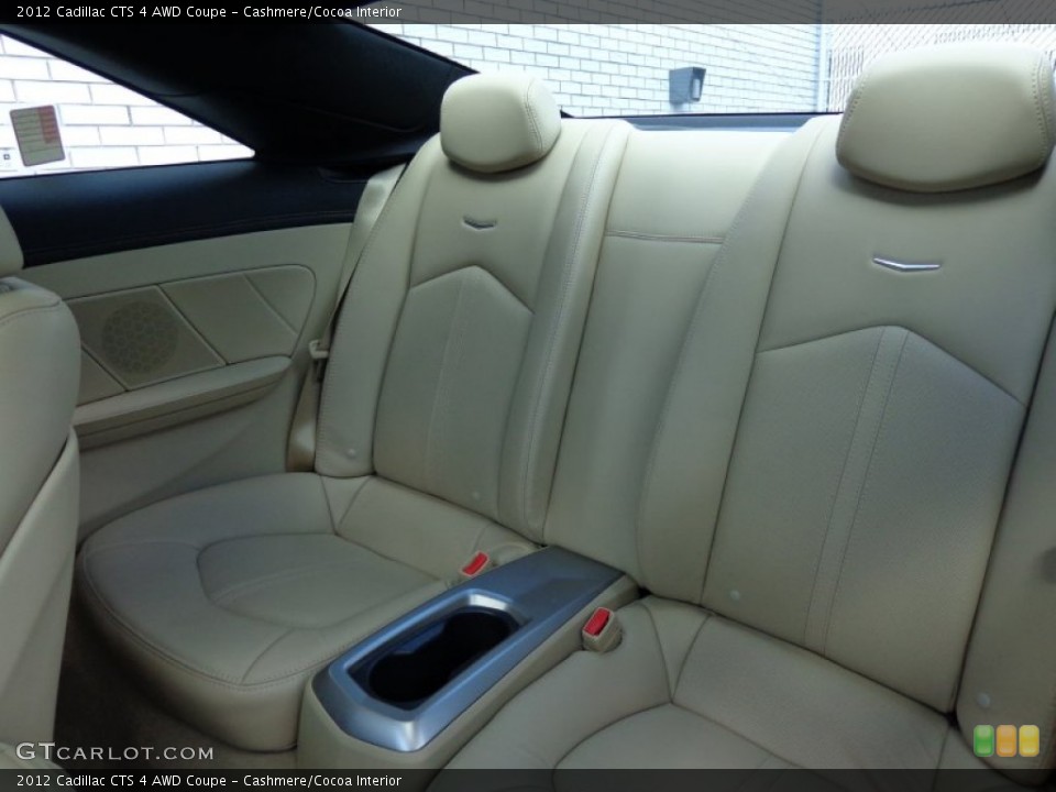 Cashmere/Cocoa Interior Rear Seat for the 2012 Cadillac CTS 4 AWD Coupe #84596611
