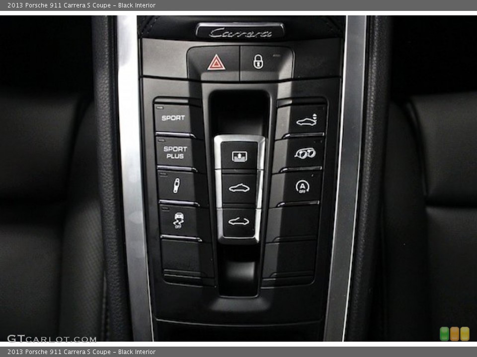 Black Interior Controls for the 2013 Porsche 911 Carrera S Coupe #84596629