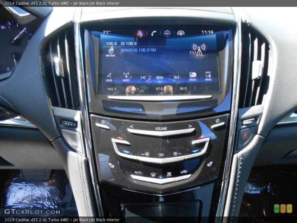 Jet Black/Jet Black Interior Controls for the 2014 Cadillac ATS 2.0L Turbo AWD #84598474