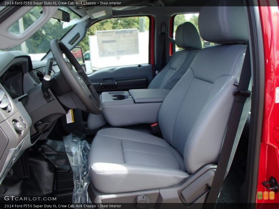 Steel Interior Photo for the 2014 Ford F550 Super Duty XL Crew Cab 4x4 Chassis #84599236