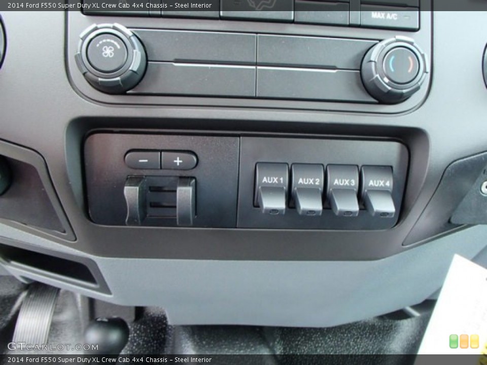 Steel Interior Controls for the 2014 Ford F550 Super Duty XL Crew Cab 4x4 Chassis #84599389