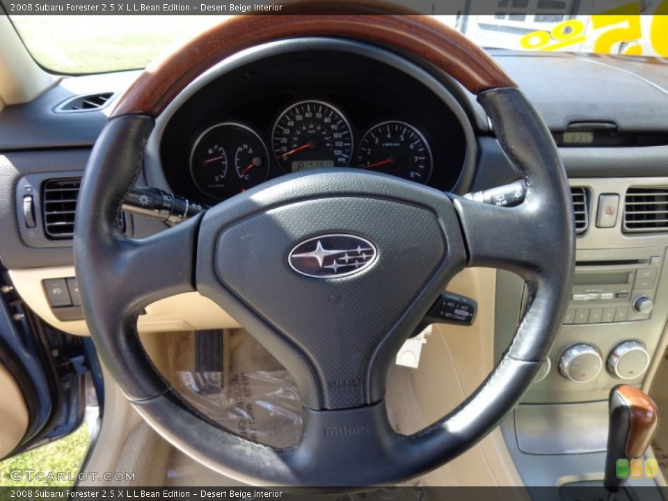 Desert Beige Interior Steering Wheel for the 2008 Subaru Forester 2.5 X L.L.Bean Edition #84599539
