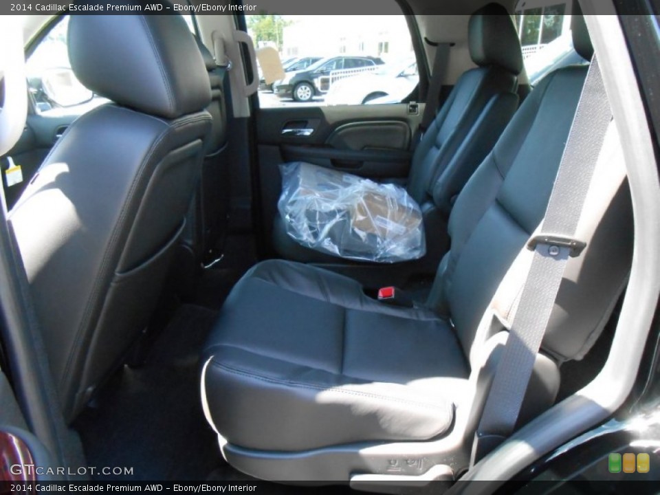Ebony/Ebony Interior Rear Seat for the 2014 Cadillac Escalade Premium AWD #84599809