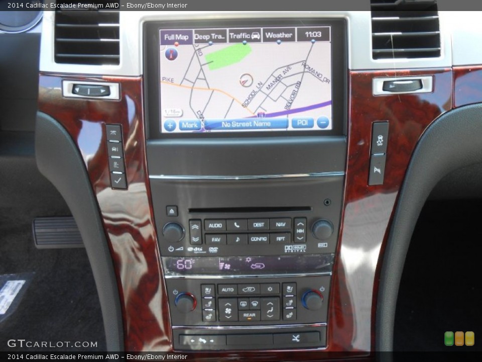 Ebony/Ebony Interior Navigation for the 2014 Cadillac Escalade Premium AWD #84599896